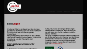 What Oeltankentsorgung-jakobs.de website looked like in 2018 (6 years ago)