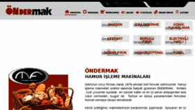 What Ondermak.com.tr website looked like in 2018 (7 years ago)