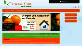 What Orangenfrisch-nachhause.com website looked like in 2018 (6 years ago)