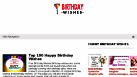 What Ourbirthdaywishes.com website looked like in 2018 (6 years ago)