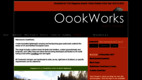 What Oookworks.com website looked like in 2018 (6 years ago)