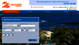 What Oasislapalma.com website looked like in 2018 (6 years ago)