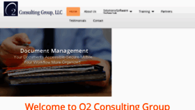 What O2consulting.com website looked like in 2018 (6 years ago)
