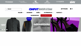 What Onfutshop.com website looked like in 2018 (6 years ago)