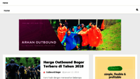 What Outboundbogor.net website looked like in 2018 (6 years ago)