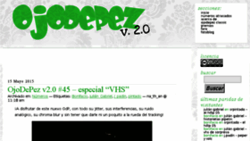 What Ojodepez-fanzine.net website looked like in 2018 (7 years ago)