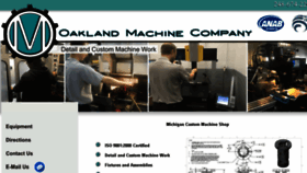 What Oaklandmachine.com website looked like in 2018 (6 years ago)
