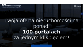 What Odwlasciciela.pl website looked like in 2018 (6 years ago)
