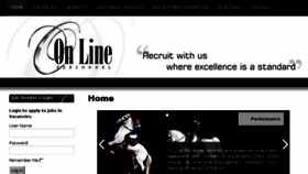 What Onlinepersonnel.co.za website looked like in 2018 (6 years ago)