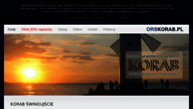 What Orskorab.pl website looked like in 2018 (6 years ago)