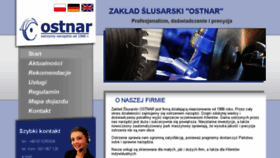 What Ostnar.pl website looked like in 2018 (6 years ago)