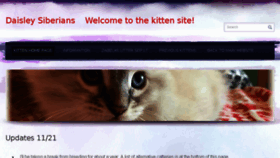 What Oregonsiberiancats.com website looked like in 2018 (6 years ago)