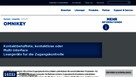 What Omnikey.de website looked like in 2018 (6 years ago)