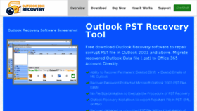 What Outlook2003recovery.com website looked like in 2018 (6 years ago)