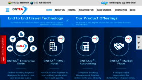 What Ontratech.com website looked like in 2018 (6 years ago)