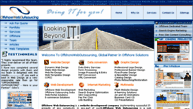 What Offshoreweboutsourcing.com website looked like in 2018 (6 years ago)