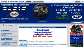 What Oasis-travel.ro website looked like in 2018 (6 years ago)