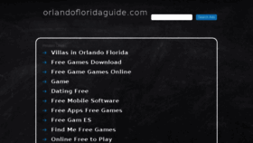 What Orlandofloridaguide.com website looked like in 2018 (6 years ago)