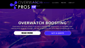 What Overwatchsrpros.com website looked like in 2018 (6 years ago)