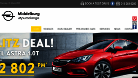What Opeldealer.co.za website looked like in 2018 (6 years ago)