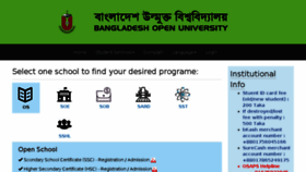 What Osaps.bou.edu.bd website looked like in 2018 (6 years ago)