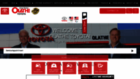 What Olathetoyota.com website looked like in 2018 (6 years ago)