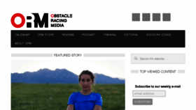 What Obstacleracingmedia.com website looked like in 2018 (6 years ago)