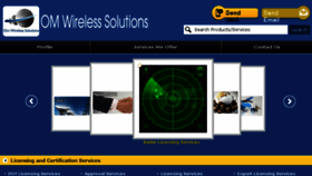 What Omwirelesssolutions.co.in website looked like in 2018 (6 years ago)