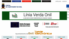 What Onil.es website looked like in 2018 (6 years ago)