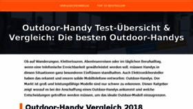 What Outdoor-handy-test.com website looked like in 2018 (6 years ago)