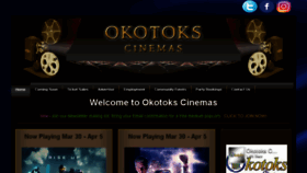 What Okotokscinemas.com website looked like in 2018 (6 years ago)