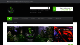 What Outletweed.cl website looked like in 2018 (7 years ago)