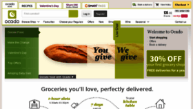 What Ocado.com website looked like in 2018 (6 years ago)