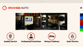 What Orangeauto.ae website looked like in 2018 (6 years ago)