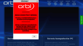 What Orbicomp.pl website looked like in 2018 (6 years ago)