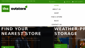 What Outstore.com.au website looked like in 2018 (6 years ago)