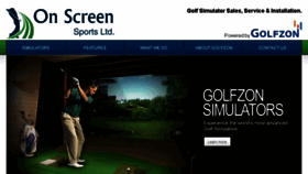 What Onscreensports.com website looked like in 2018 (6 years ago)