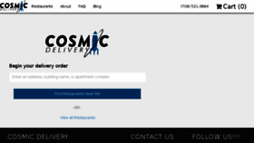 What Ordercosmic.com website looked like in 2018 (6 years ago)