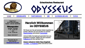 What Odysseus-braunschweig.de website looked like in 2018 (6 years ago)
