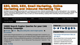 What Onlinemarketinguide.blogspot.com website looked like in 2018 (6 years ago)