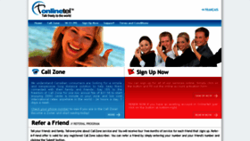 What Onlinetel.com website looked like in 2018 (6 years ago)