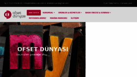 What Ofsetdunyasi.com.tr website looked like in 2018 (6 years ago)