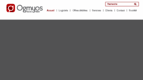 What Ogmyos.com website looked like in 2018 (6 years ago)