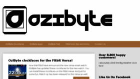What Ozibyte.com website looked like in 2018 (6 years ago)