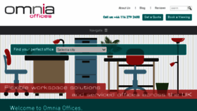 What Omniaoffices.com website looked like in 2018 (6 years ago)