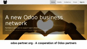 What Odoo-partner.org website looked like in 2018 (6 years ago)