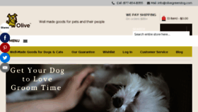 What Olivegreendog.com website looked like in 2018 (6 years ago)