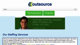 What Outsource.net website looked like in 2018 (6 years ago)
