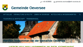 What Oeversee.de website looked like in 2018 (6 years ago)