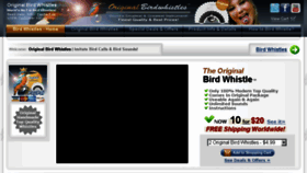 What Originalbirdwhistles.com website looked like in 2018 (6 years ago)
